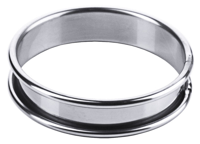 Edelstahl Tortenbodenring flach 8 cm Contacto - CPGASTRO