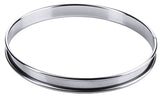 Stainless steel flat cake base ring 8 cm