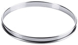 Stainless steel flat cake base ring 8 cm
