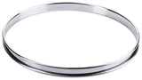 Stainless steel flat cake base ring 8 cm