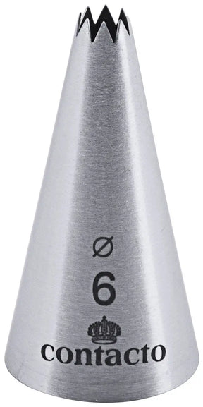 Edelstahl Sterntülle 6 mm - CPGASTRO