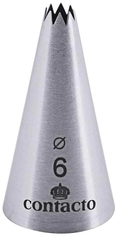 Edelstahl Sterntülle 6 mm Contacto - CPGASTRO
