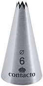 Edelstahl Sterntülle 6 mm Contacto - CPGASTRO