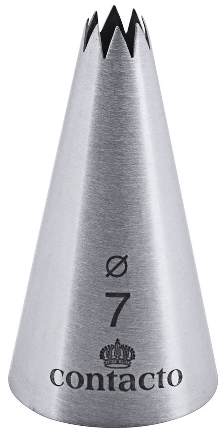 Edelstahl Sterntülle 7 mm Contacto - CPGASTRO