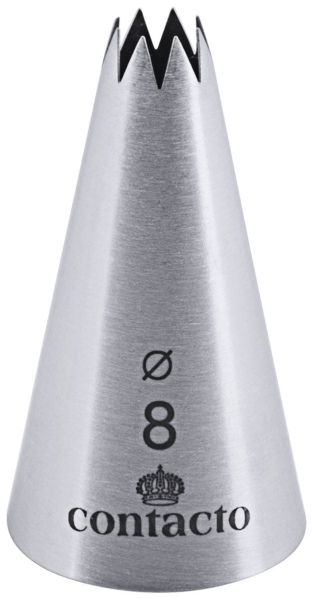 Edelstahl Sterntülle 8 mm Contacto - CPGASTRO