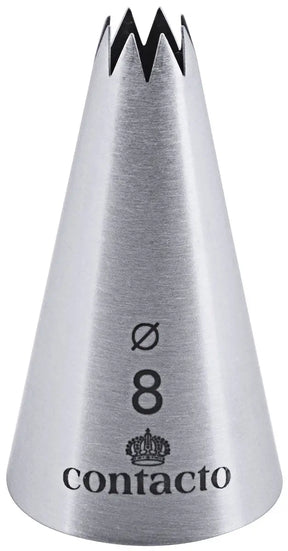 Edelstahl Sterntülle 8 mm - CPGASTRO