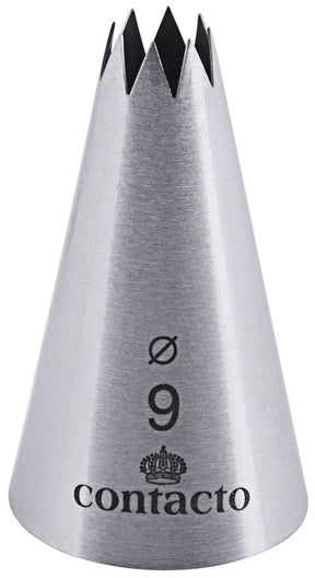 Edelstahl Sterntülle 9 mm - CPGASTRO