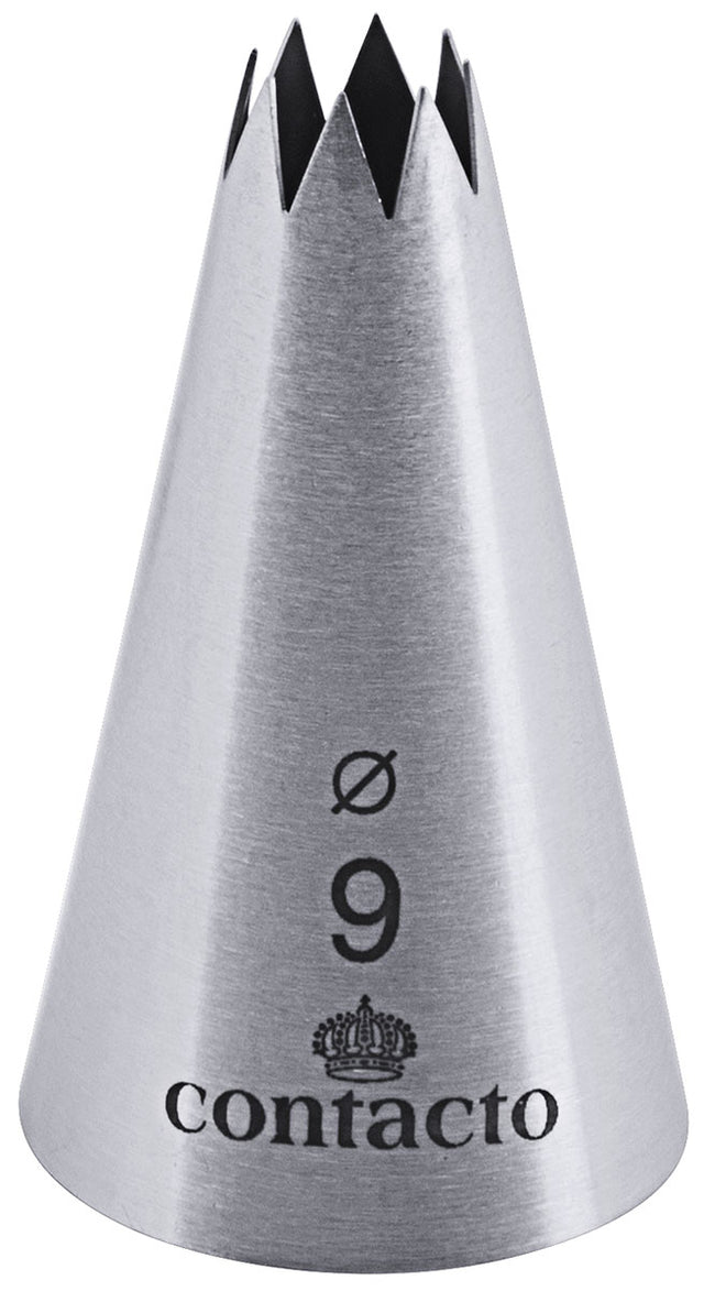 Edelstahl Sterntülle 9 mm Contacto - CPGASTRO