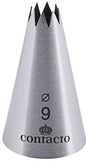 Edelstahl Sterntülle 9 mm Contacto - CPGASTRO