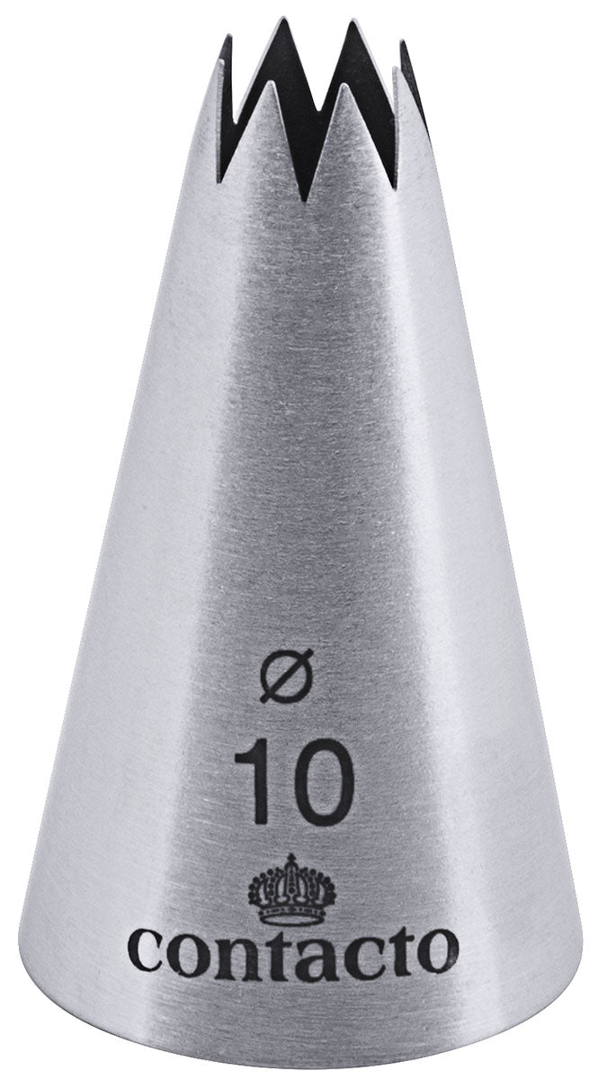 Edelstahl Sterntülle 10 mm Contacto - CPGASTRO