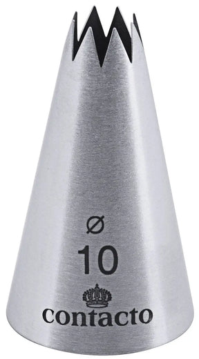 Edelstahl Sterntülle 10 mm - CPGASTRO