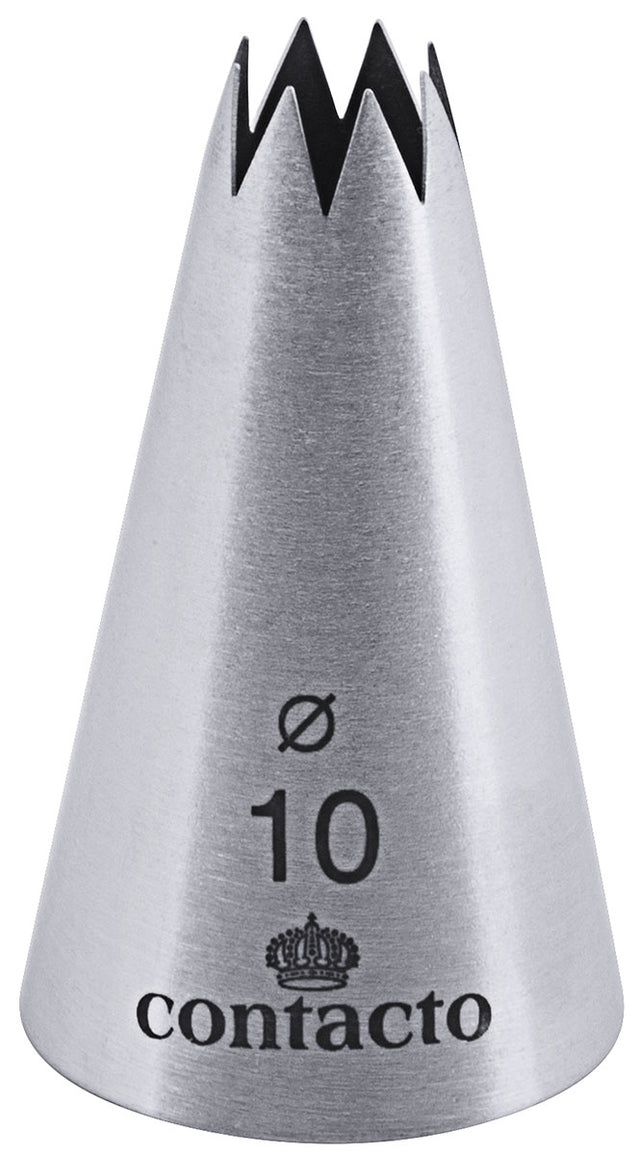 Edelstahl Sterntülle 10 mm Contacto - CPGASTRO