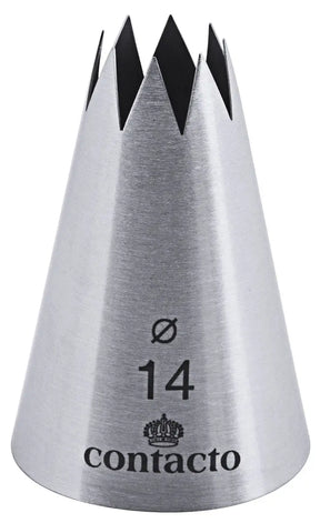 Edelstahl Sterntülle 14 mm - CPGASTRO