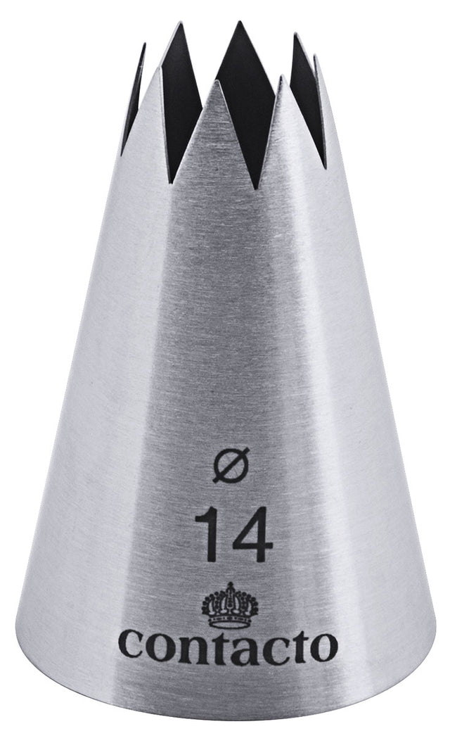 Edelstahl Sterntülle 14 mm Contacto - CPGASTRO