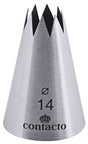 Edelstahl Sterntülle 14 mm Contacto - CPGASTRO