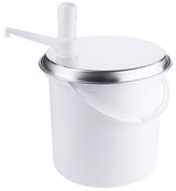 Dispenser Eimer 10l mit Deckel & Pumpe / Ersatzteile Contacto - CPGASTRO