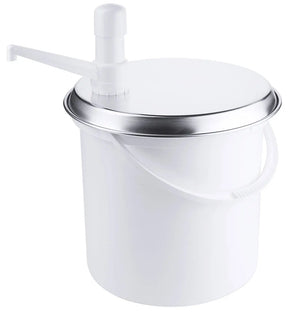 Dispenser Eimer 10l mit Deckel & Pumpe / Ersatzteile - CPGASTRO