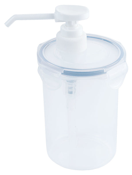 Dispenser 0,44-2 Liter rund mit Pumpenaufsatz Contacto - CPGASTRO