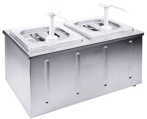 Saucendispenser mit Kühlung 2 Behälter - CPGASTRO