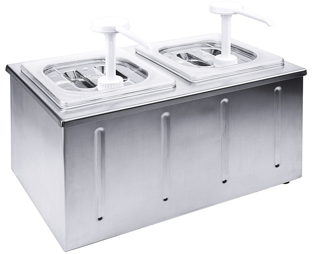 Saucendispenser mit Kühlung 2 Behälter Contacto - CPGASTRO