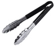 Edelstahl Küchenzange schwarz Vinyl Griff 24-40 cm - CPGASTRO