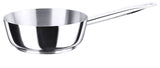 Edelstahl Sauteuse Ø 16-24 cm mit gerade auslaufendem Rand mit Rohrgriff