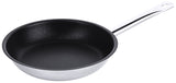 Edelstahl Antihaft-Bratpfanne mit PTFE-Beschichtung & Rohrgriff 20-32 cm Contacto - CPGASTRO