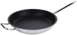 Edelstahl Antihaft-Bratpfanne mit PTFE-Beschichtung & Rohrgriff Gegengriff Ø 36-40 cm Contacto - CPGASTRO