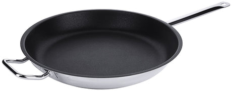 Edelstahl Antihaft-Bratpfanne mit PTFE-Beschichtung & Rohrgriff Gegengriff Ø 36-40 cm Contacto - CPGASTRO