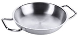 Edelstahl Bratpfanne mit zwei seitlichen Kaltgriffen & Schüttrand Ø 20-80cm Contacto - CPGASTRO