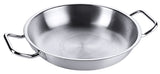 Edelstahl Bratpfanne mit zwei seitlichen Kaltgriffen & Schüttrand Ø 20-80cm Contacto - CPGASTRO
