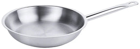 Edelstahl Bratpfanne mit Rohrgriff und Schüttrand 20-32cm - CPGASTRO