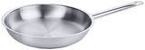 Edelstahl Bratpfanne mit Rohrgriff und Schüttrand 20-32cm Contacto - CPGASTRO