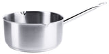 Edelstahl Stielkasserolle mit Rohrgriff & Ausguss 16-20 cm Contacto - CPGASTRO
