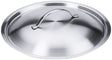Edelstahl Deckel für Serie 2100 Kochtopf Bratpfanne Stielkasserolle 12-60cm - CPGASTRO