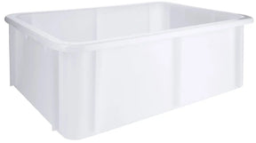U-Rand Lebensmittelecht Stapelkasten weiß 30-60 Liter 600x400 cm - CPGASTRO