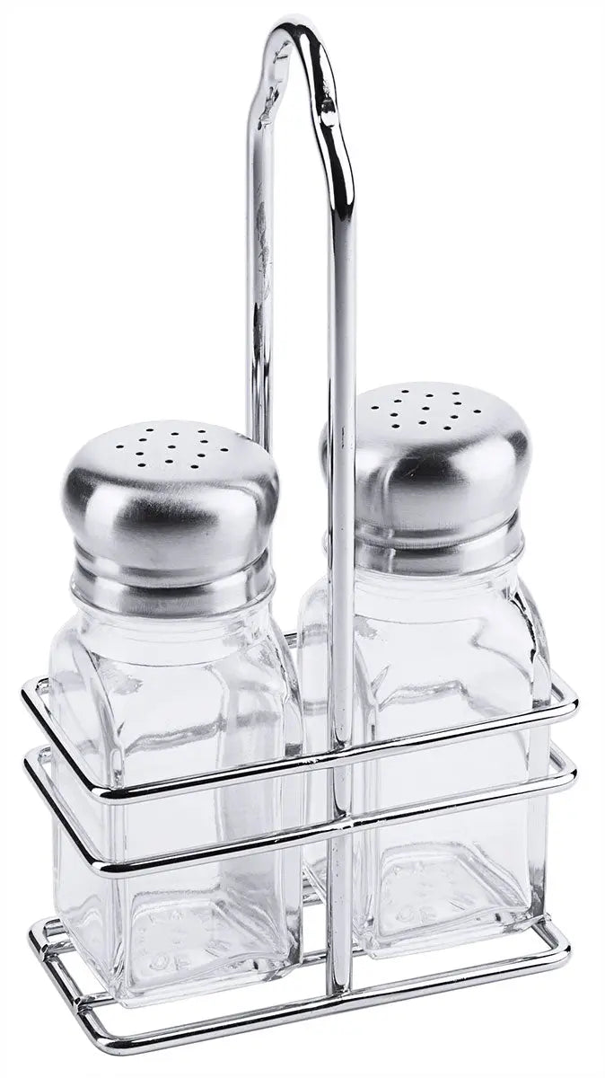 Menage Salz/Pfeffer inklusive Halter - CPGASTRO