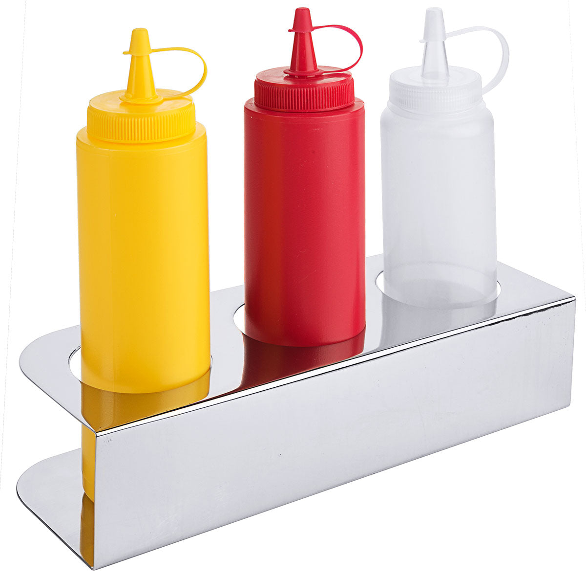 Edelstahl Gestell für Quetschflaschen 5,5-7,2cm 2 / 3 Loch Contacto - CPGASTRO