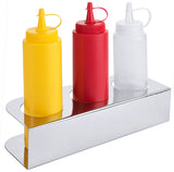 Edelstahl Gestell für Quetschflaschen 5,5-7,2cm 2 / 3 Loch Contacto - CPGASTRO