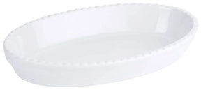 Auflaufform Backform Porzellan weiß 24,0 x 14,0 x H4,5 cm - CPGASTRO