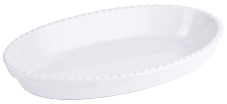 Auflaufform Backform Porzellan weiß 28,0 x 17,0 x H5,0 cm Contacto - CPGASTRO
