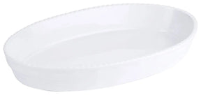 Auflaufform Backform Porzellan weiß 32,0 x 19,5 x H5,0 cm - CPGASTRO