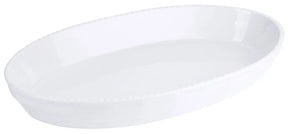 Auflaufform Backform Porzellan weiß 36,0 x 22,0 x H5,0 cm - CPGASTRO