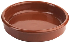 Contacto Tapasschale aus emaillierter Terracotta 0,35 Liter Ø 15 cm – Hitzebeständige Servierschale für Tapas, Ofengerichte & Gastronomie - CPGASTRO