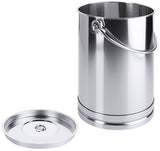 Edelstahl Eimer zylindrisch 2 bis 10 Liter mit Deckel mit oder ohne Bodenreifen Contacto - CPGASTRO