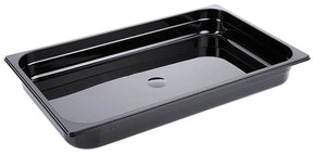 GN-Behälter aus Polycarbonat schwarz Tiefe 65-150mm - CPGASTRO
