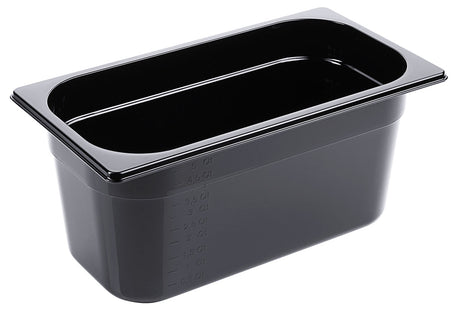 GN-Behälter aus Polycarbonat schwarz Tiefe 65-150mm Contacto - CPGASTRO