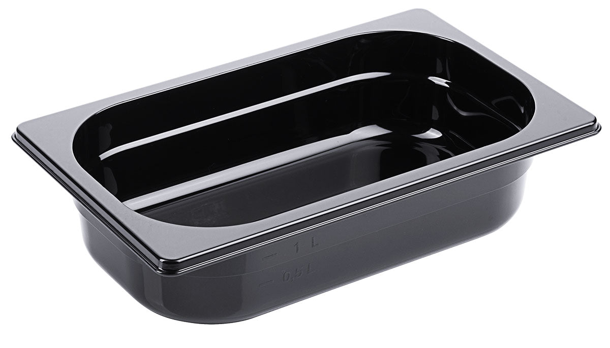 GN-Behälter aus Polycarbonat schwarz Tiefe 65-150mm Contacto - CPGASTRO
