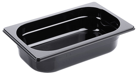 GN-Behälter aus Polycarbonat schwarz Tiefe 65-150mm Contacto - CPGASTRO