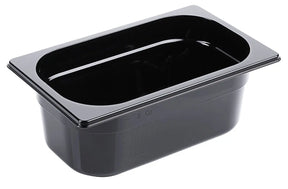 GN-Behälter aus Polycarbonat schwarz Tiefe 65-150mm - CPGASTRO